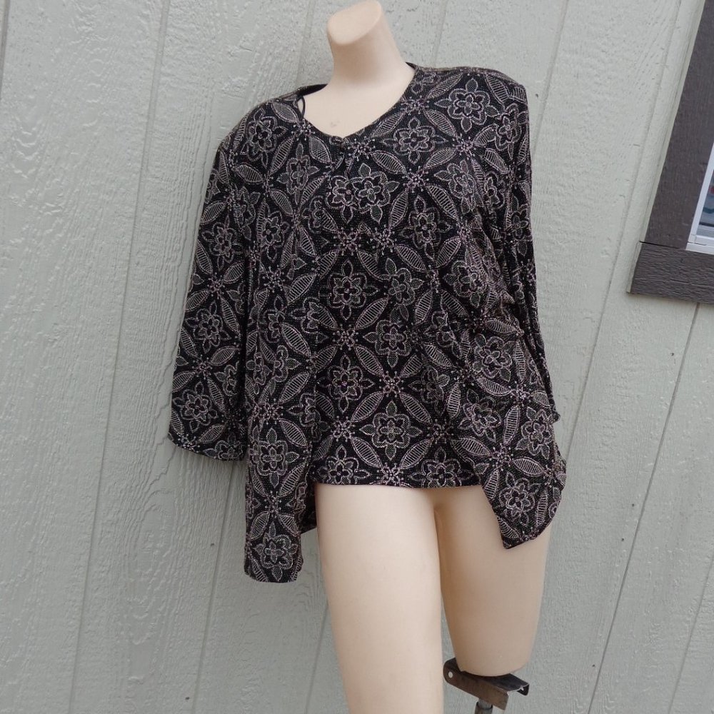 Alex Evenings Brown MOB Evening Jacket Tank Set 1x Bronzes Abstract $149…